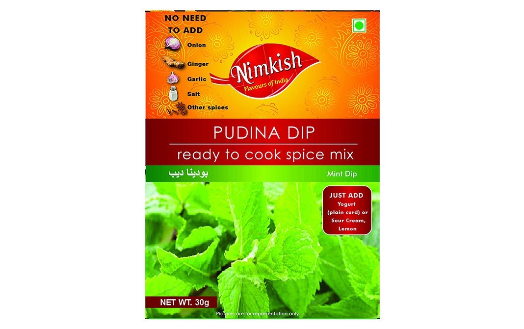 Nimkish Pudina Dip Masala   Box  30 grams